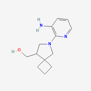 (6-(3-Aminopyridin-2-yl)-6-azaspiro[3.4]octan-8-yl)methanol