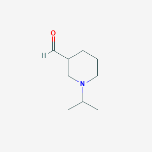 molecular formula C9H17NO B14789522 1-Isopropylpiperidine-3-carbaldehyde 