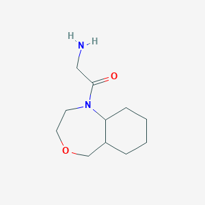 2-amino-1-(octahydrobenzo[e][1,4]oxazepin-1(5H)-yl)ethan-1-one
