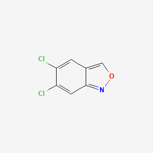 molecular formula C7H3Cl2NO B14789611 5,6-Dichlorobenzo[c]isoxazole 