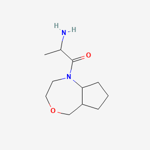 2-amino-1-(octahydro-1H-cyclopenta[e][1,4]oxazepin-1-yl)propan-1-one