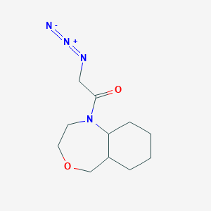 2-azido-1-(octahydrobenzo[e][1,4]oxazepin-1(5H)-yl)ethan-1-one