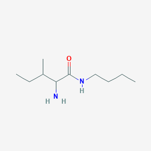 molecular formula C10H22N2O B14789729 2-amino-N-butyl-3-methylpentanamide 