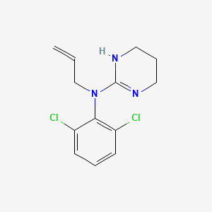 molecular formula C13H15Cl2N3 B14789742 N-(2,6-dichlorophenyl)-N-prop-2-enyl-1,4,5,6-tetrahydropyrimidin-2-amine 