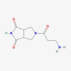 5-(3-aminopropanoyl)tetrahydropyrrolo[3,4-c]pyrrole-1,3(2H,3aH)-dione