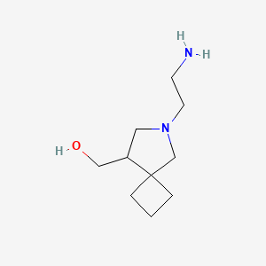 molecular formula C10H20N2O B1478979 (6-(2-Aminoethyl)-6-azaspiro[3.4]octan-8-yl)methanol CAS No. 2092462-89-8