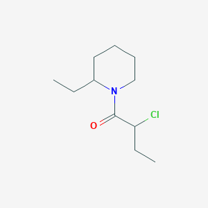 molecular formula C11H20ClNO B1478980 2-Chloro-1-(2-ethylpiperidin-1-yl)butan-1-one CAS No. 2090399-01-0