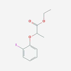 molecular formula C11H13IO3 B14789828 Ethyl 2-(2-iodophenoxy)propanoate 