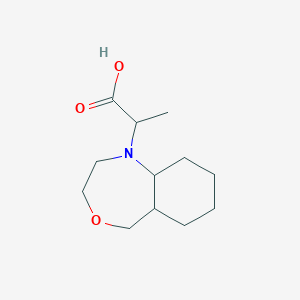 2-(octahydrobenzo[e][1,4]oxazepin-1(5H)-yl)propanoic acid