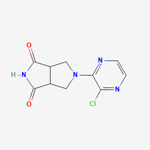 5-(3-chloropyrazin-2-yl)tetrahydropyrrolo[3,4-c]pyrrole-1,3(2H,3aH)-dione