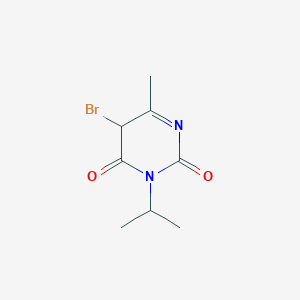 5-Bromo-6-methyl-3-(propan-2-yl)pyrimidine-2,4(3H,5H)-dione