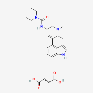 but-2-enedioic acid;1,1-diethyl-3-(7-methyl-6,6a,8,9-tetrahydro-4H-indolo[4,3-fg]quinolin-9-yl)urea