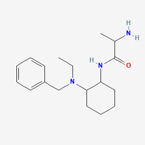 2-Amino-N-((2S)-2-(benzyl(ethyl)amino)cyclohexyl)propanamide