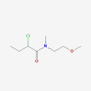 2-chloro-N-(2-methoxyethyl)-N-methylbutanamide