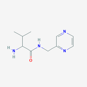 2-amino-3-methyl-N-(pyrazin-2-ylmethyl)butanamide