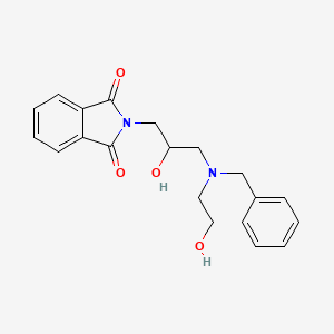 1H-Isoindole-1,3(2H)-dione, 2-[2-hydroxy-3-[(2-hydroxyethyl)(phenylmethyl)amino]propyl]-