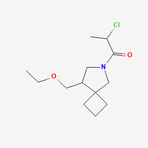 2-Chloro-1-(8-(ethoxymethyl)-6-azaspiro[3.4]octan-6-yl)propan-1-one