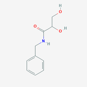 molecular formula C10H13NO3 B14790023 N-benzyl-2,3-dihydroxypropanamide 