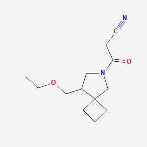 3-(8-(Ethoxymethyl)-6-azaspiro[3.4]octan-6-yl)-3-oxopropanenitrile