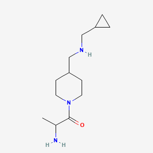 2-Amino-1-[4-[(cyclopropylmethylamino)methyl]piperidin-1-yl]propan-1-one