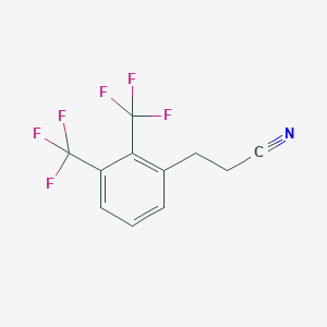 (2,3-Bis(trifluoromethyl)phenyl)propanenitrile