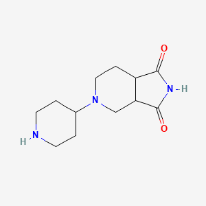 5-(piperidin-4-yl)hexahydro-1H-pyrrolo[3,4-c]pyridine-1,3(2H)-dione