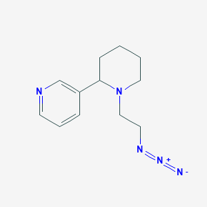 3-(1-(2-Azidoethyl)piperidin-2-yl)pyridine