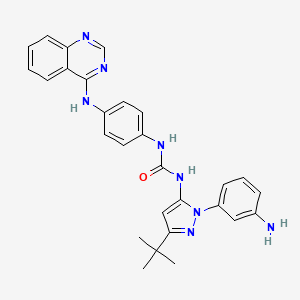 1-[1-(3-Aminophenyl)-3-Tert-Butyl-1h-Pyrazol-5-Yl]-3-[4-(Quinazolin-4-Ylamino)phenyl]urea