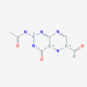 acetyl-(6-formyl-4-oxopteridine-2,4a,6-triylium-3,5-diid-2-yl)azanide