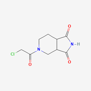 5-(2-chloroacetyl)hexahydro-1H-pyrrolo[3,4-c]pyridine-1,3(2H)-dione