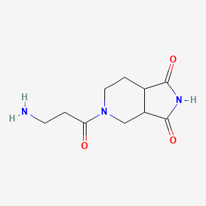 5-(3-aminopropanoyl)hexahydro-1H-pyrrolo[3,4-c]pyridine-1,3(2H)-dione