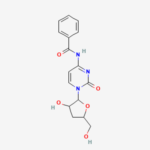 N-{1-[(2R,3R,5S)-3-hydroxy-5-(hydroxymethyl)oxolan-2-yl]-2-oxo-1,2-dihydropyrimidin-4-yl}benzamide