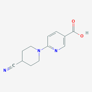 6-(4-Cyanopiperidin-1-yl)nicotinic acid