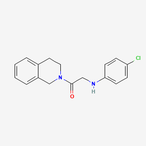 2-((4-Chlorophenyl)amino)-1-(3,4-dihydroisoquinolin-2(1H)-yl)ethan-1-one