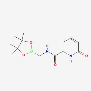 6-oxo-N-[(4,4,5,5-tetramethyl-1,3,2-dioxaborolan-2-yl)methyl]-1H-pyridine-2-carboxamide