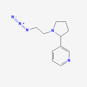 molecular formula C11H15N5 B1479025 3-(1-(2-Azidoethyl)pyrrolidin-2-yl)pyridine CAS No. 2097958-07-9