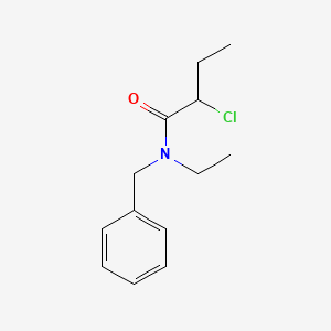 molecular formula C13H18ClNO B1479029 N-benzyl-2-chloro-N-ethylbutanamide CAS No. 2098073-93-7
