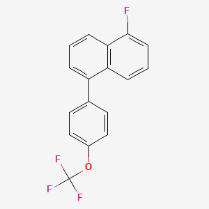 1-Fluoro-5-(4-(trifluoromethoxy)phenyl)naphthalene