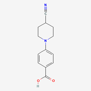 4-(4-Cyanopiperidin-1-yl)benzoic acid