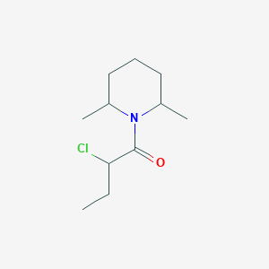 2-Chloro-1-(2,6-dimethylpiperidin-1-yl)butan-1-one