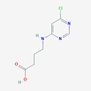 4-((6-Chloropyrimidin-4-yl)amino)butanoic acid