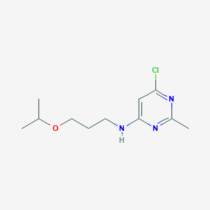 6-chloro-N-(3-isopropoxypropyl)-2-methylpyrimidin-4-amine