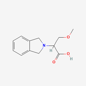 (R)-2-(Isoindolin-2-yl)-3-methoxypropanoic acid