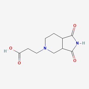 3-(1,3-dioxooctahydro-5H-pyrrolo[3,4-c]pyridin-5-yl)propanoic acid