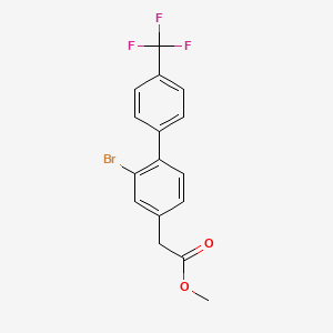 (2-Bromo-4'-trifluoromethyl-biphenyl-4-YL)-acetic acid methyl ester