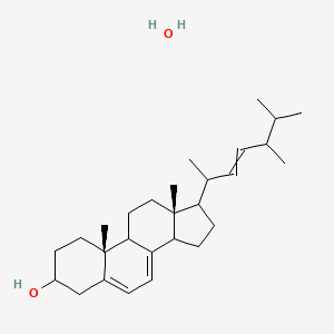 (10R,13R)-17-(5,6-dimethylhept-3-en-2-yl)-10,13-dimethyl-2,3,4,9,11,12,14,15,16,17-decahydro-1H-cyclopenta[a]phenanthren-3-ol;hydrate