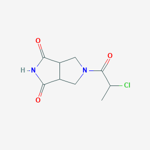 5-(2-chloropropanoyl)tetrahydropyrrolo[3,4-c]pyrrole-1,3(2H,3aH)-dione
