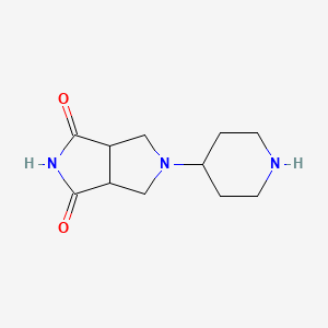 5-(piperidin-4-yl)tetrahydropyrrolo[3,4-c]pyrrole-1,3(2H,3aH)-dione