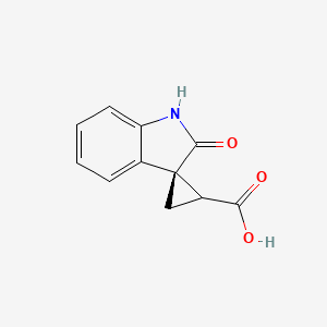 (1R,2R)-2'-Oxospiro[cyclopropane-1,3'-indoline]-2-carboxylic acid