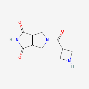 5-(azetidine-3-carbonyl)tetrahydropyrrolo[3,4-c]pyrrole-1,3(2H,3aH)-dione